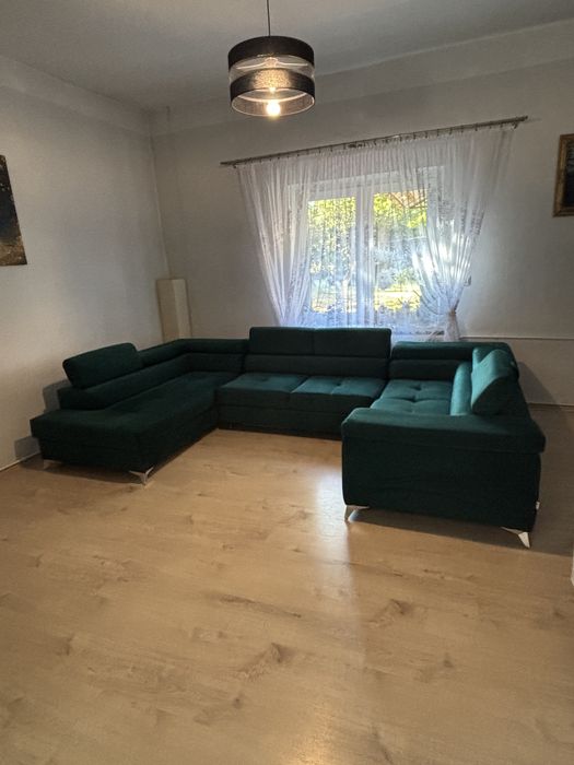 Duży narożnik z funkcją spania + pojemnik na posciel