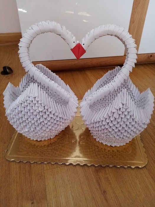 Ręcznie robione łabędzie na wesele! Ostatnia sztuka!