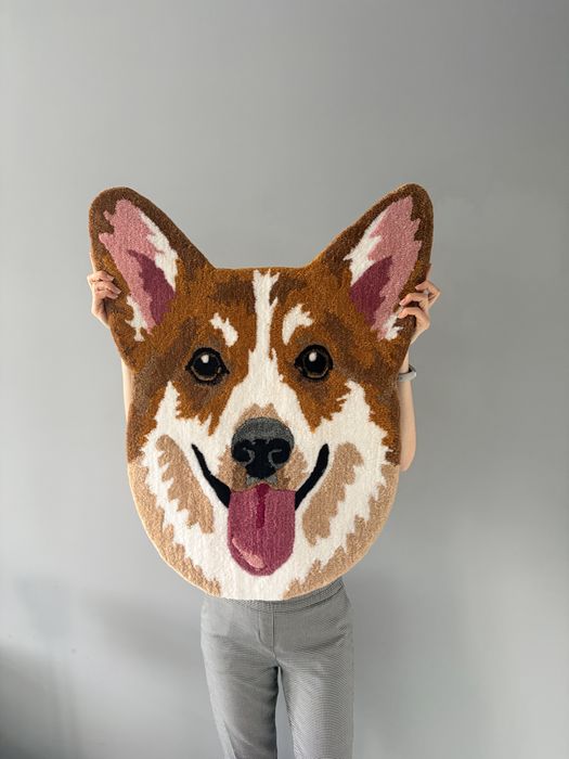 Dywan z twoim zwierzakiem corgi terier buldog york