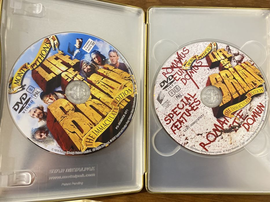 Dvd caixa metalica A Vida de Brian - Monthy Piton