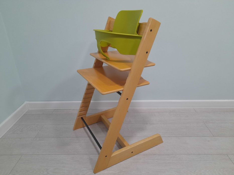 BABY SET Stokke do krzesełka TRIPP TRAPP zielony limonka