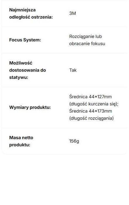 Teleskop APEXEL HD 10-300X40 w stanie idealnym