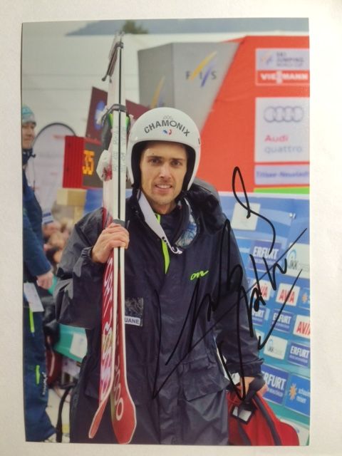 Vincent Descombes Sevoie - oryginalny autograf