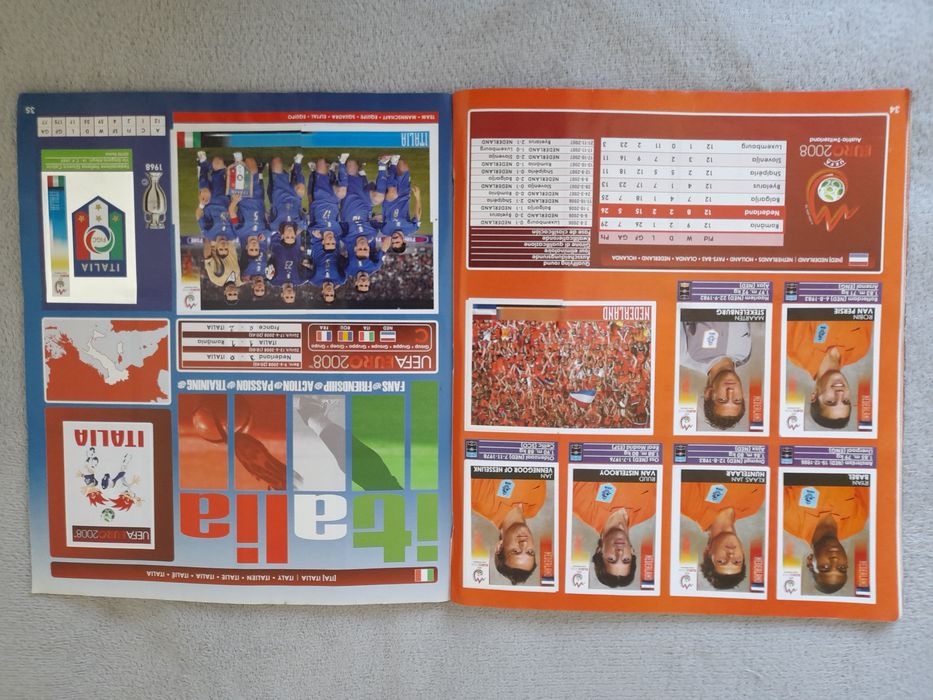 Caderneta Euro 2008, da panini completa (com todos os updates)