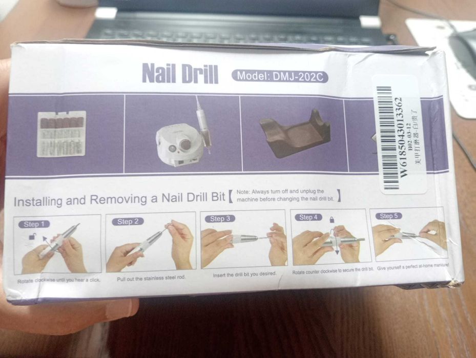 Torno de Unhas Elétrico Profissional DMJ-202C (Novo / Na Caixa)