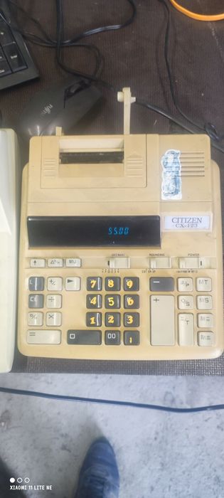 Kalkulator z drukarką citizen retro