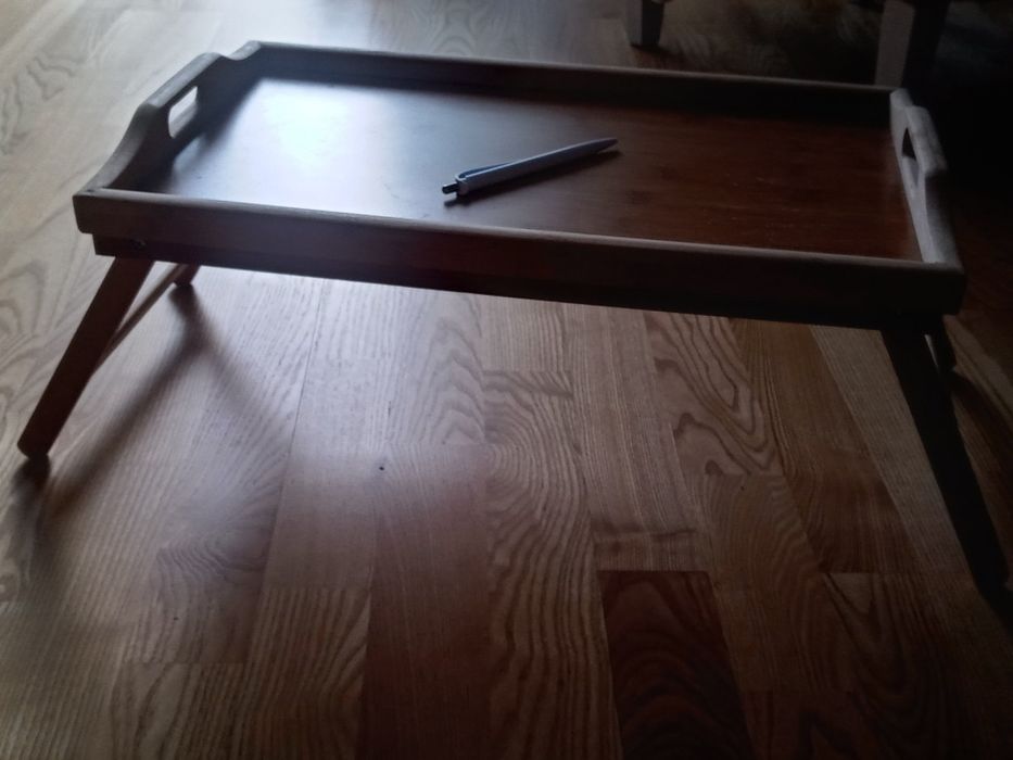 Stolik składany. Taca na łóżko.