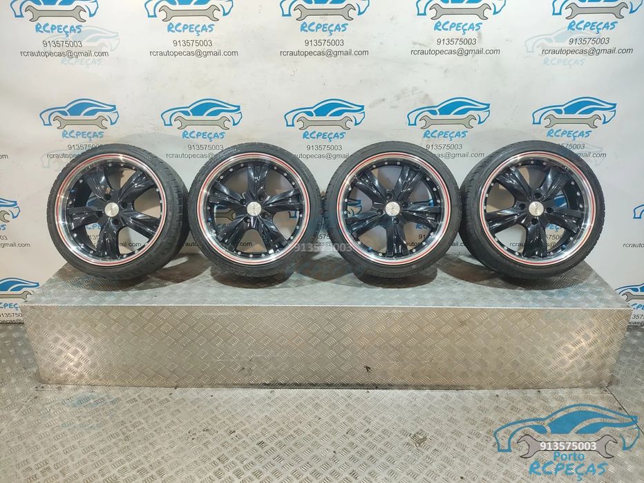 Jantes 17" HRS 4x100 - 7J | ET40 - 195 40 17 | Mini | Cooper | Aba |