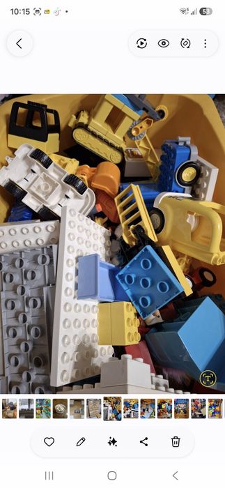 Mega duży zestaw oryginalnych klocków LEGO DUPLO