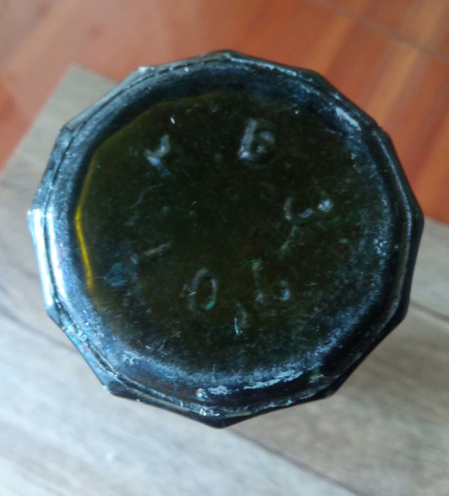 Пивна пляшка з гранями, Ранній СССР (НЕП), КБЗ, 1920 роки. Бутилка.