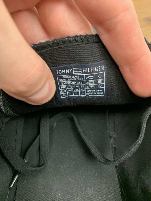 Кеды кроссовки Tommy Hilfiger 46р новые в коробке черные