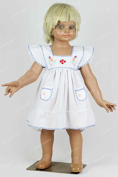 Vestido criança bordado Viana feito à mão - Genuínos