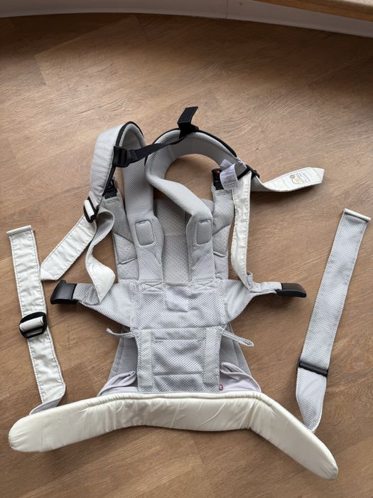 Nosidełko nosidło babybjörn air jasny szary