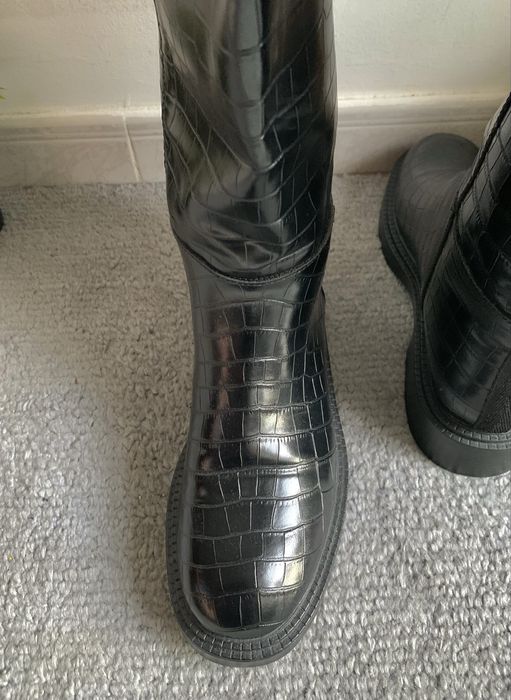 Botas Cano Alto da Zara- Tamanho:41- Nunca usadas