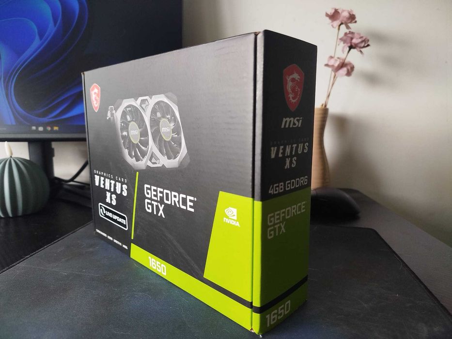 Placa Gráfica - GEFORCE GTX 1650 VENTUS XS 4GB GDDR6