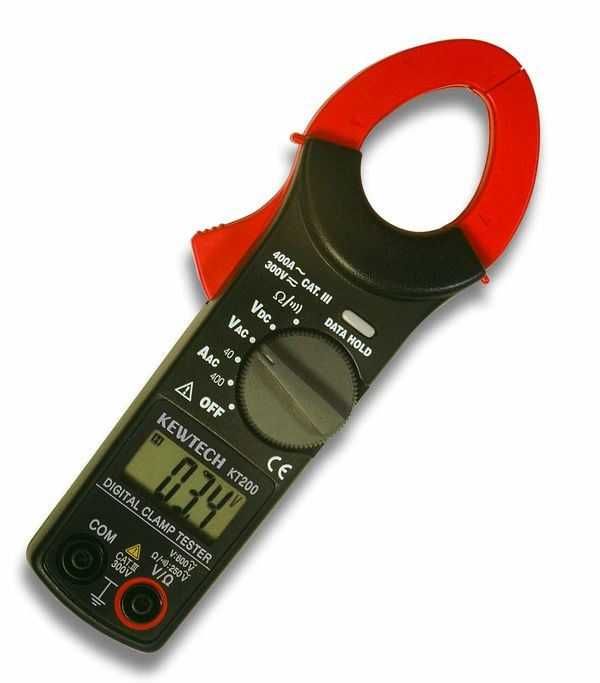 Miernik cęgowy KEWTECH KT200  AC