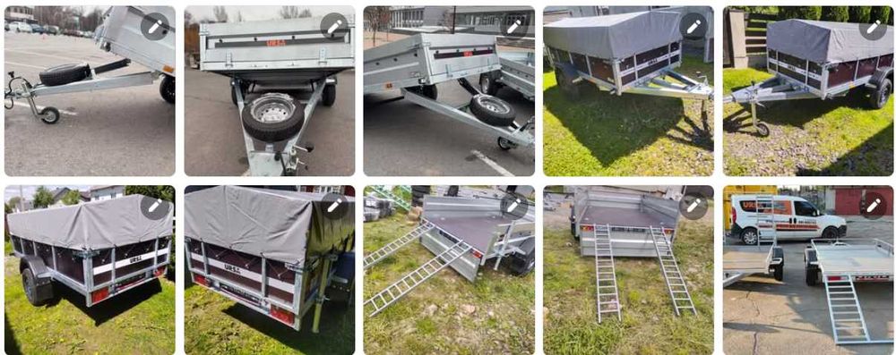 прицепи причіп оцинкований УРСА легкового авто