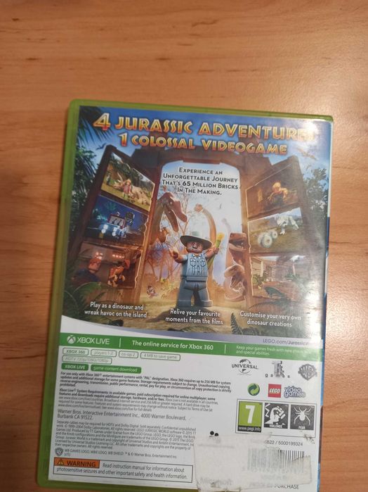 Lego Jurassic World xbox360 polska wersja stan bardzo dobry