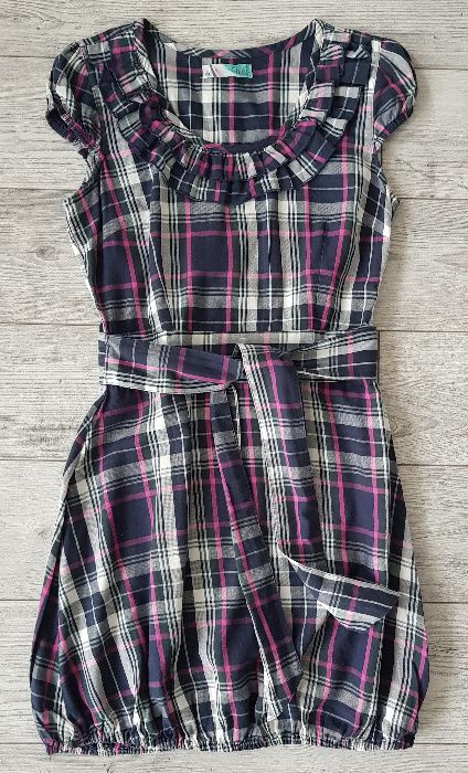 Sukienka CROPP bombka w kratkę rozmiar S