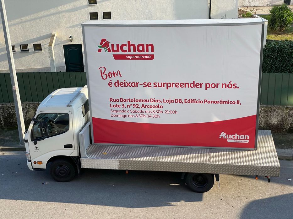 Carrinha móvel publicidade