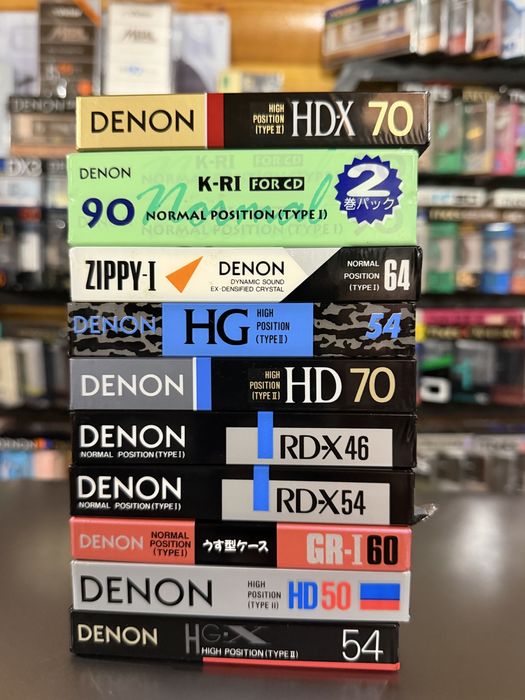 Продам аудио кассеты Denon