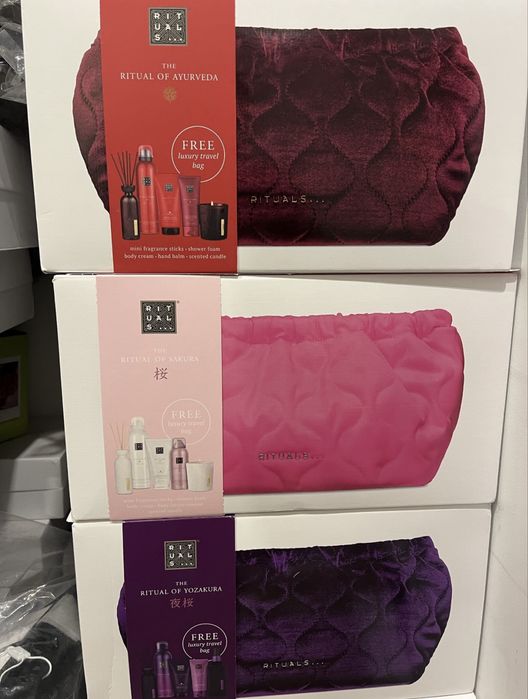 Rituals sets L 2025, набір Rituals з косметичкою