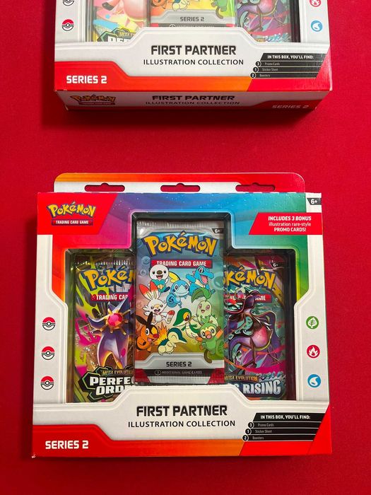 6x Pokémon TCG First Partner Series 2 Versão Inglesa