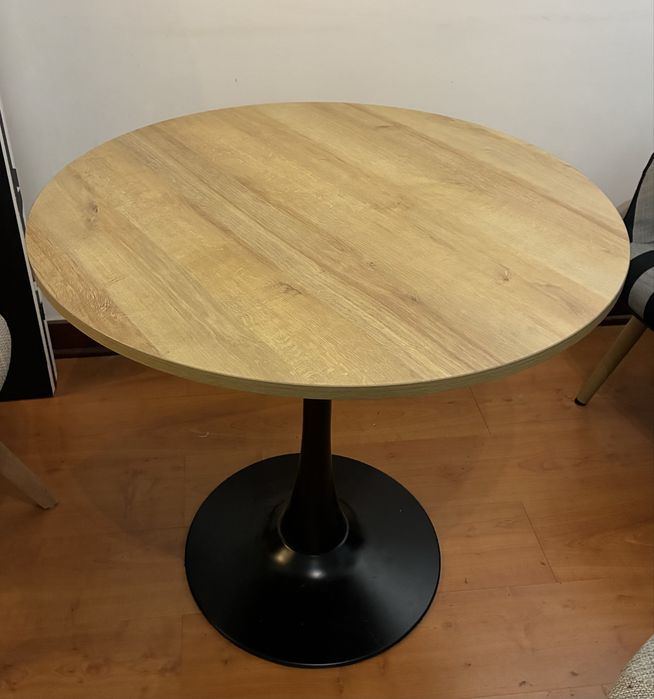 MEUBLE COSY Mesa  de sala jantar redonda retro