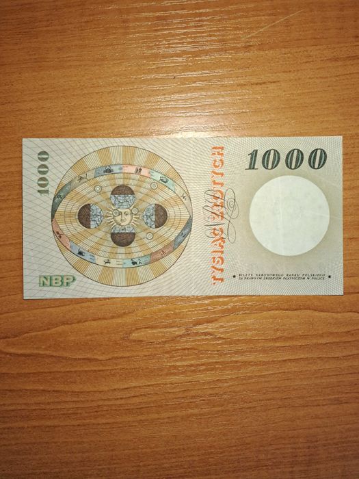 1000 złotych Kopernik z 1965 seria B...