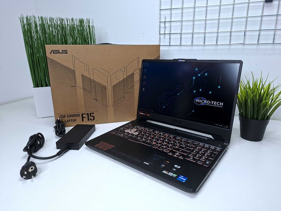 Laptop Gamingowy Asus TUF Gaming F15, i5-11400H, RTX3050 Ti, 16GB, 512GB SSD M.2