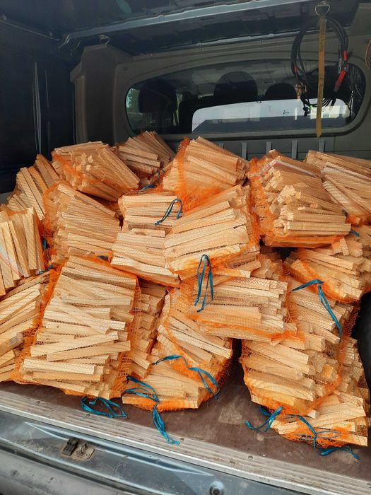 Drewno rozpałkowe, podpałkowe, opałowe workowane 5kg
