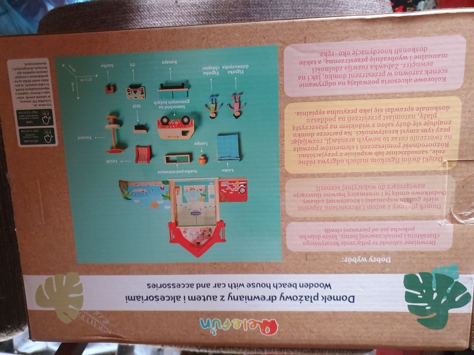 Domek plażowy drewniany