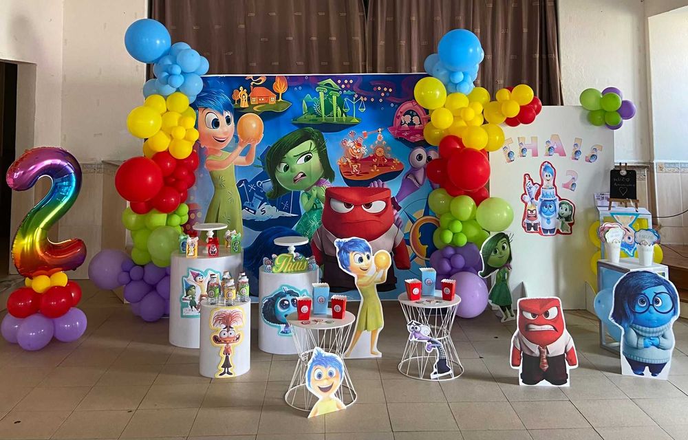 Decoraçao Panda,Stich, Divertidamente, Encanto, Lucas Neto, Spiderman