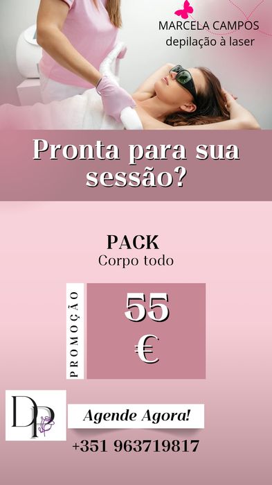 Depilação feminina a laser