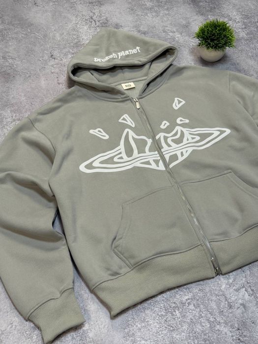 Кофта broken planets, Zip hoodie broken planets