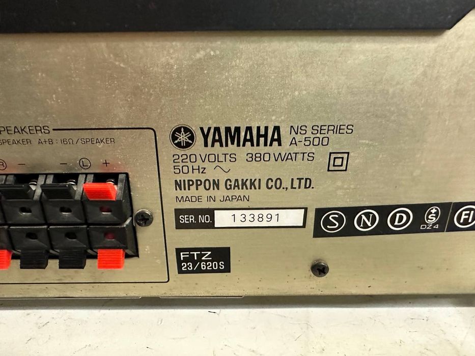 Wzmacniacz stereo Yamaha A-500 | 2×70 W | Phono MM/MC | Subsonic | Made in Japan