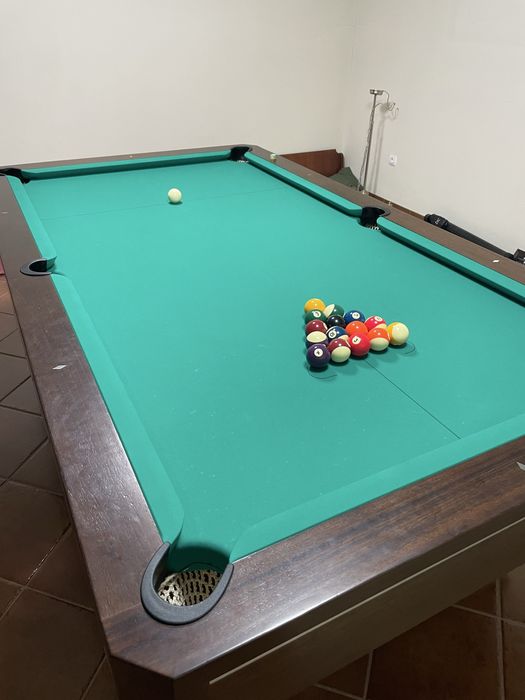 Bilhar de 8 pés odisseia marca carrinho