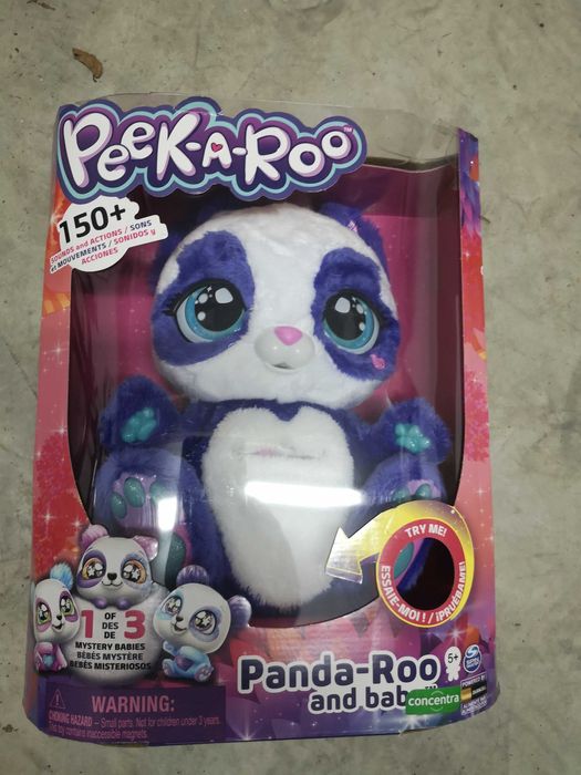 Peek a roo peluche criança Panda Canguru Peekaroo