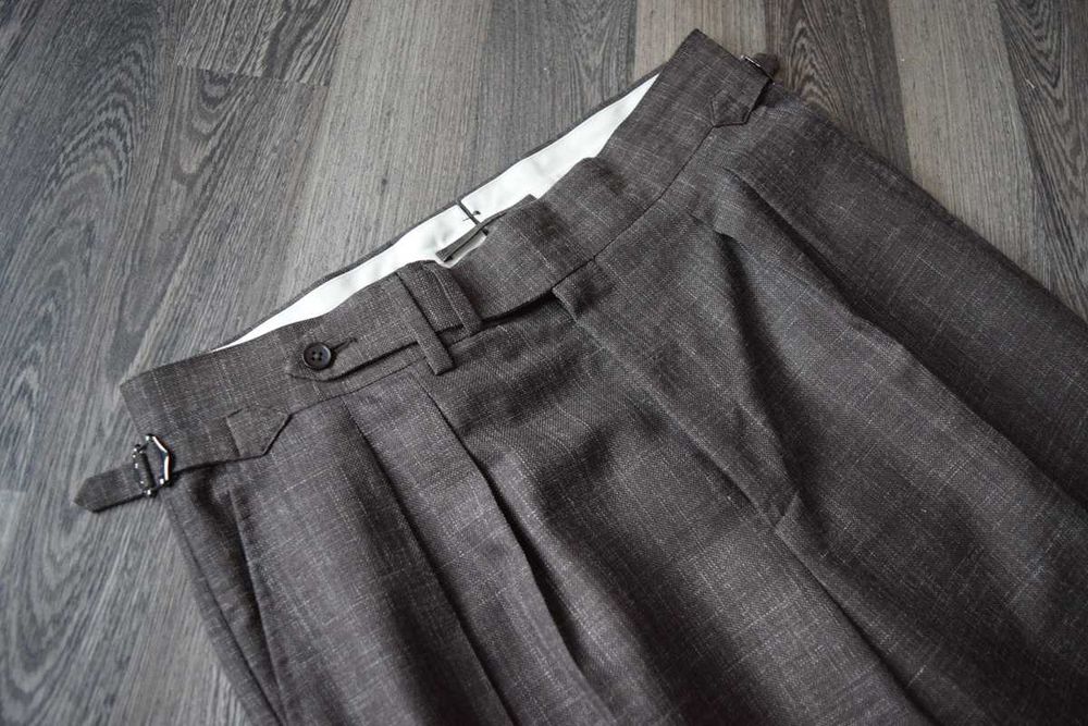 Brązowe spodnie Suitsupply MTO, rozmiar 50. OSTATNIA OBNIŻKA