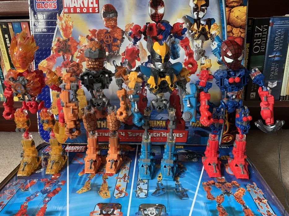 Mega Bloks 1981: Marvel Heroes c/ Caixa Original