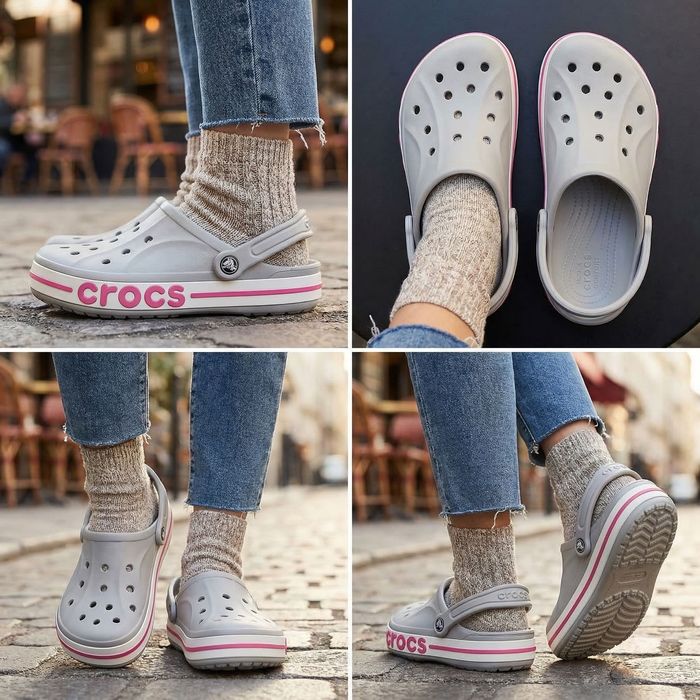 Оригінал Crocs жіночі Сабо Bayband Lime крокси 36-44 унісекс