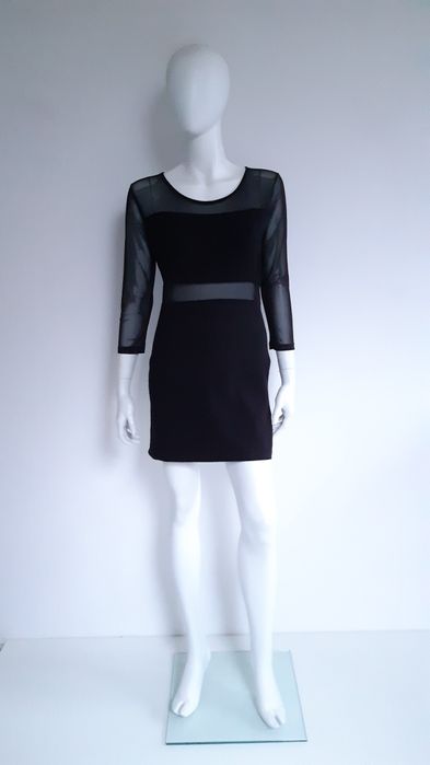 Sukienka mala czarna zip H&M divided