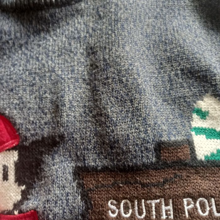 Sweter zimowy , ciepły pingwin