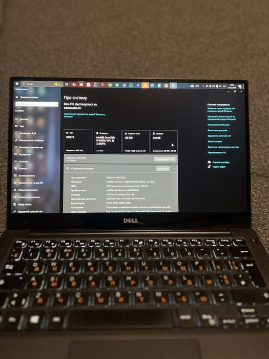 Ультрабук DELL XPS 13 9350 intel core i7 DDR4