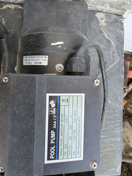 Vendo bomba Leroy de filtraçao para piscina nova + projetor e tubos