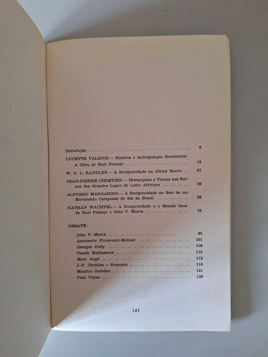 Para uma história antropológica. A noção de reciprocidade
