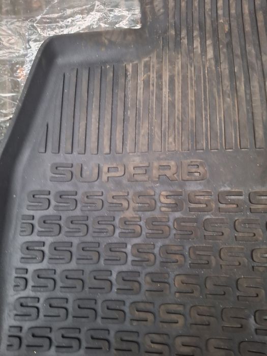 Dywaniki gumowe Skoda Superb III Kierowca i pasażer