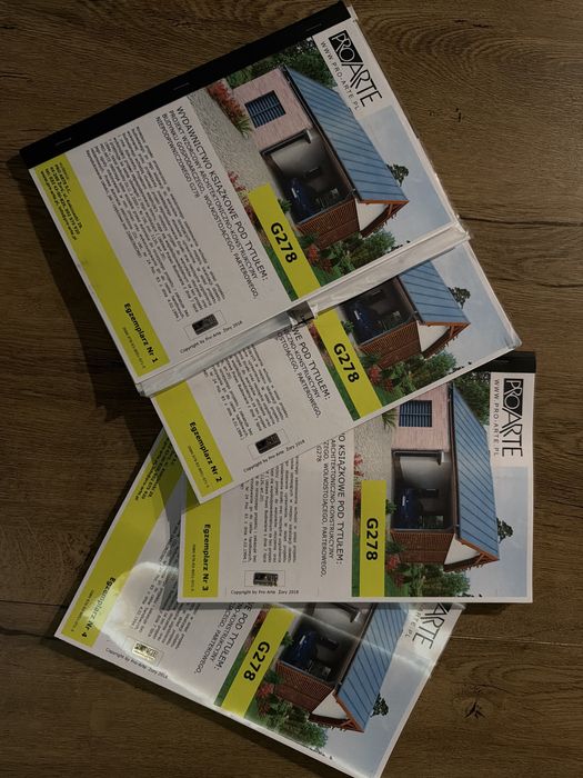 Projekt budynku G278 wiata garażowa SLN1727