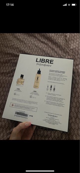 Perfumy i refil ysl 30ml 100ml libre zestaw nowy na prezent