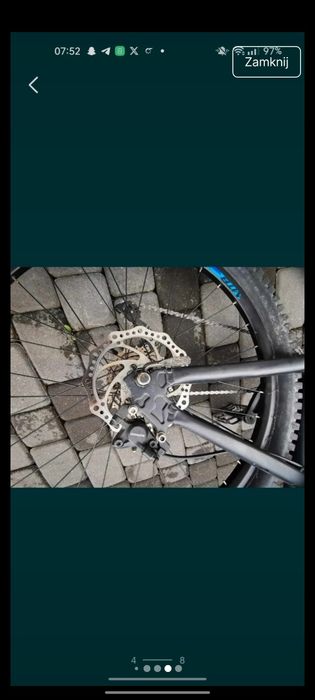 Rower dortmoor street fighter przemalowany na czarny mat